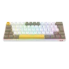 Teclado Mecânico Gamer Redragon Draconic Pro Sem Fio Abnt2 Switch Marrom Rgb Branco Cinza E Amarelo