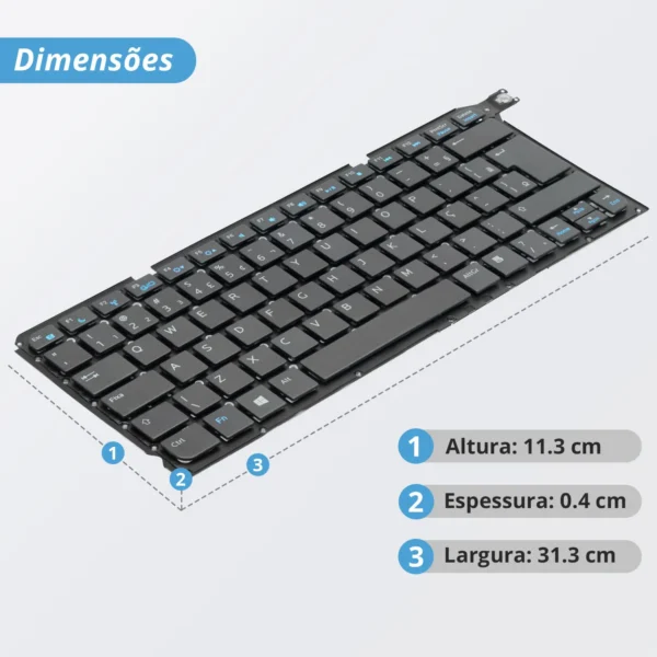 Teclado Dell Vostro 5460 Kb-De105 Abnt2 Preto