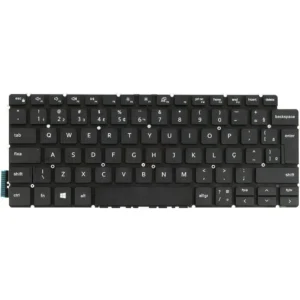 Teclado Dell Latitude 3410 Kb-De113 Abnt2 Preto Sem Moldura