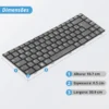 Teclado Dell Inspiron 14R Vostro 3550 Kb-Din14rn Abnt2 Preto