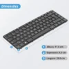 Teclado Hp 14-D000br Kb-Hp104 Abnt2 Preto Com Moldura