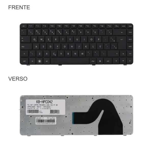 Teclado Compaq Presario Cq42 G42 Kb-Hpcq42 Abnt2 Preto