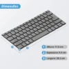 Teclado Lenovo 320-14Ikb Kb-Le115 Abnt2 Cinza