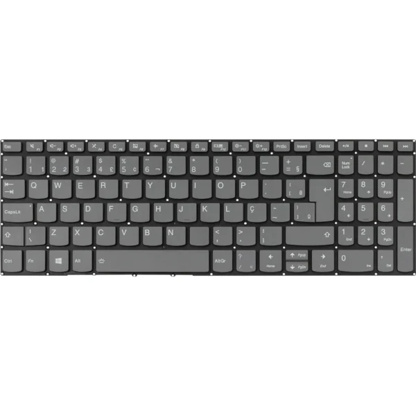 Teclado Lenovo Ideapad 3 Kb-Le382 Abnt2 Preto