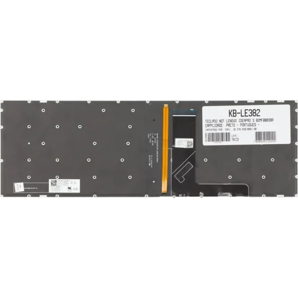 Teclado Lenovo Ideapad 3 Kb-Le382 Abnt2 Preto