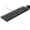Kit Teclado E Mouse Philips Spt6208 Wired Simplicity Usb Abnt2 Preto