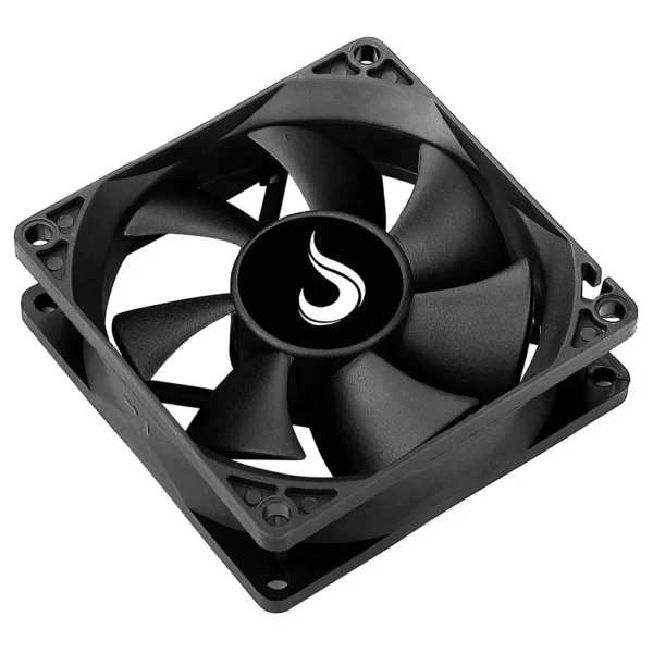 Ventoinha Rise Mode Black Rm-Bk-02-Fb 80Mm 1500 Rpm Preto