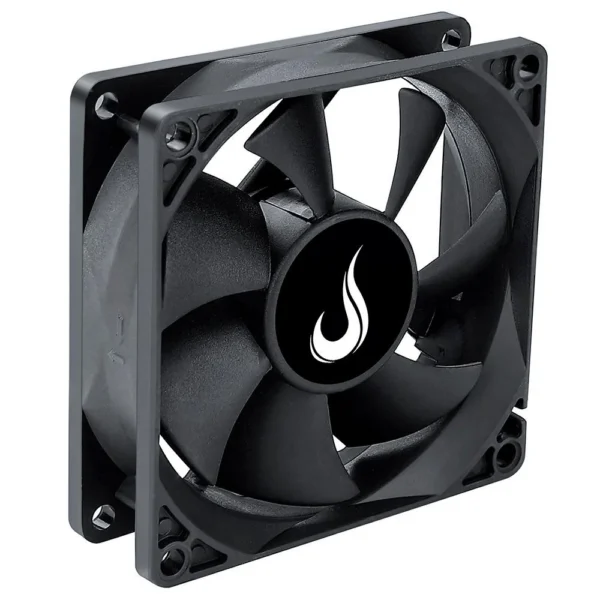 Ventoinha Rise Mode Black Rm-Bk-02-Fb 80Mm 1500 Rpm Preto