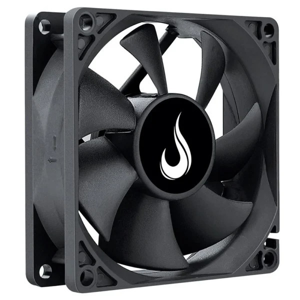 Ventoinha Rise Mode Black Rm-Bk-02-Fb 80Mm 1500 Rpm Preto