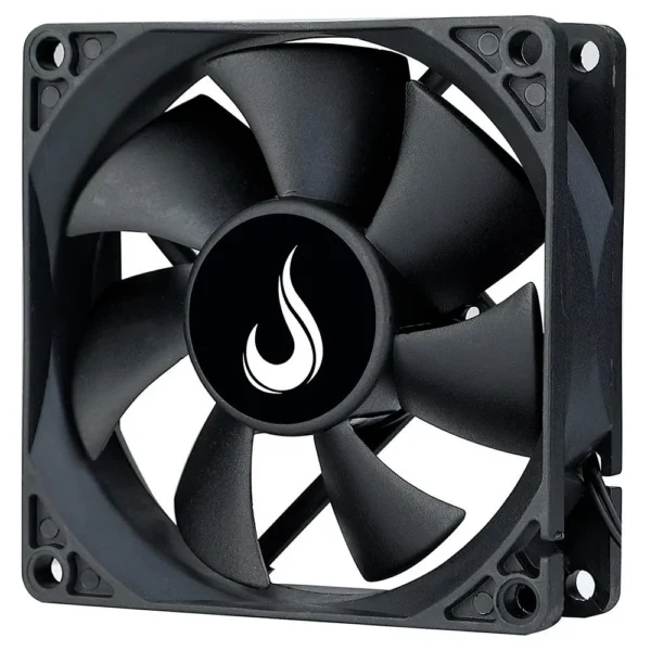 Ventoinha Rise Mode Black Rm-Bk-02-Fb 80Mm 1500 Rpm Preto