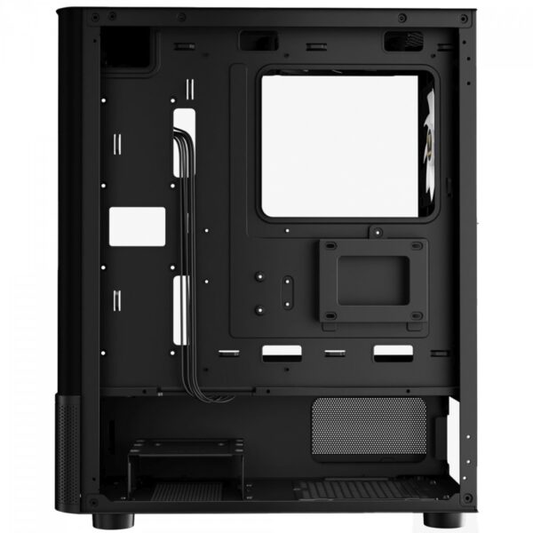 Gabinete Gamer Gamdias Atlas E2 Cg Mid Tower Vidro Curvo 3 Fans Argb Preto