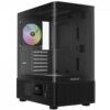 Gabinete Gamer Gamdias Atlas E2 Cg Mid Tower Vidro Curvo 3 Fans Argb Preto