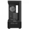 Gabinete Gamer Gamdias Atlas E2 Cg Mid Tower Vidro Curvo 3 Fans Argb Preto