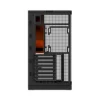 Gabinete Gamer Geometric Future Model 5 Atx Vidro Temperado 5 Fans Argb Preto E Amarelo