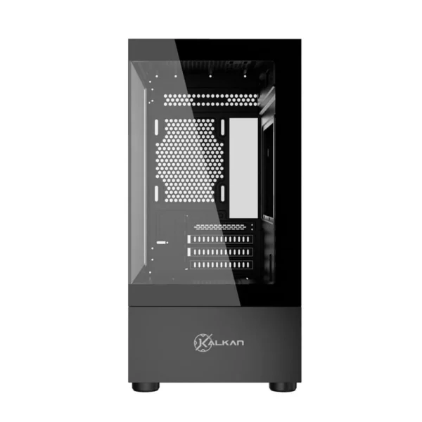 Gabinete Gamer Kalkan Avalon Curve Micro-Atx Vidro Temperado Sem Fan Preto