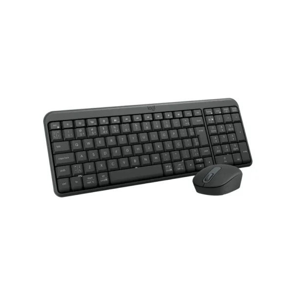 Kit Teclado E Mouse Sem Fio Logitech Mk250 Bluetooth Abnt2 Grafite