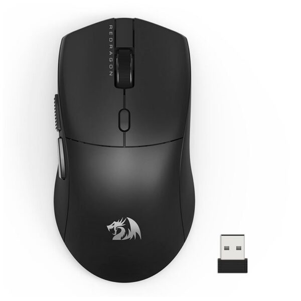 Mouse Gamer Redragon Neva Standard M815-Std Sem Fio Tri-Mode Ultraleve 12000 Dpi Preto