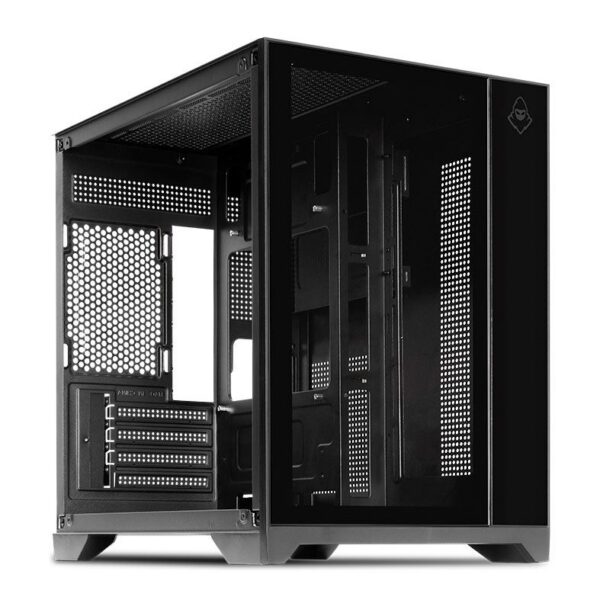 Gabinete Gamer Mancer Cv100 Mid Tower Vidro Temperado Preto