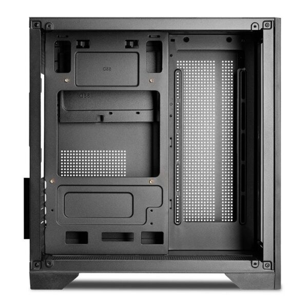 Gabinete Gamer Mancer Cv100 Mid Tower Vidro Temperado Preto