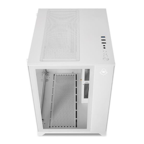 Gabinete Gamer Mancer Cv100 Mid Tower Vidro Temperado Branco