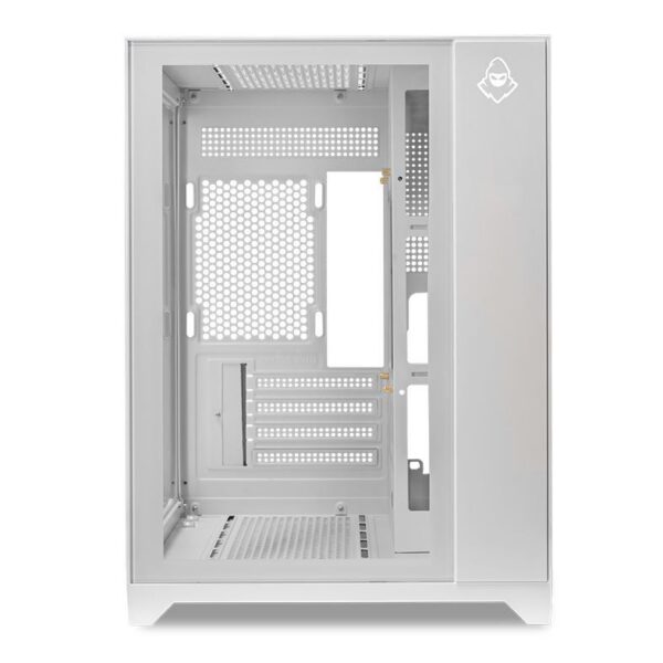 Gabinete Gamer Mancer Cv100 Mid Tower Vidro Temperado Branco