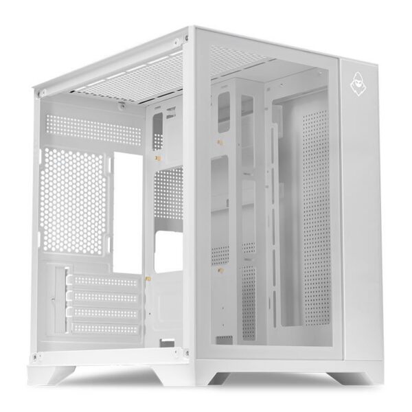Gabinete Gamer Mancer Cv100 Mid Tower Vidro Temperado Branco