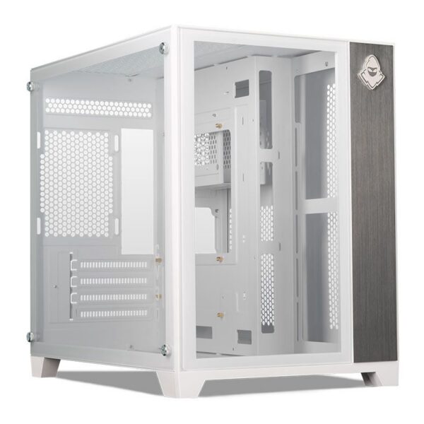 Gabinete Gamer Mancer Cv300 Mid Tower Vidro Temperado Branco