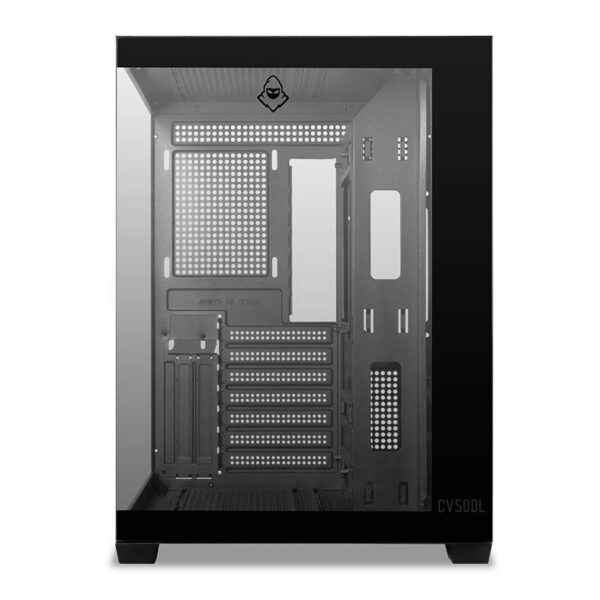 Gabinete Gamer Mancer Cv500l Mid Tower Vidro Temperado Preto