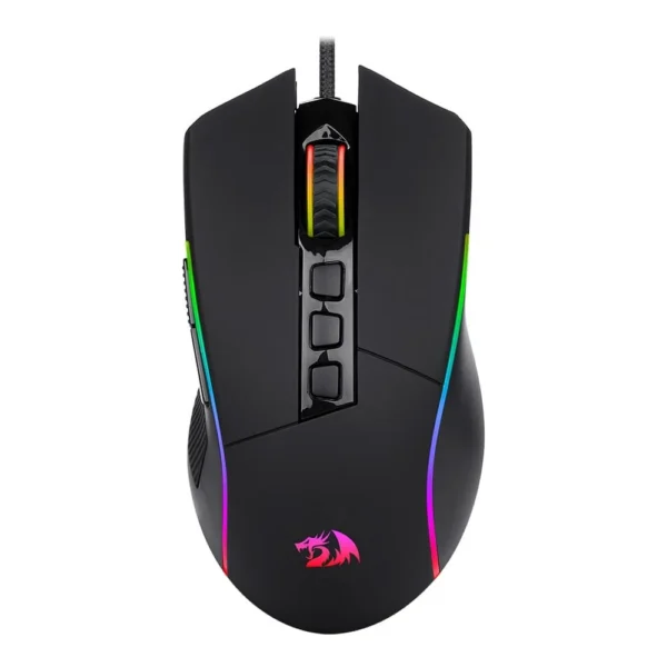 Mouse Gamer Redragon Plank M812-Rgb Rgb 16000 Dpi 9 Botões Preto