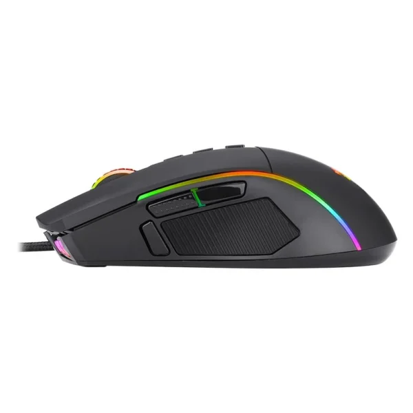 Mouse Gamer Redragon Plank M812-Rgb Rgb 16000 Dpi 9 Botões Preto