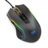 Mouse Gamer Redragon Predator M612-Rgb Rgb 8000 Dpi 9 Botões Preto