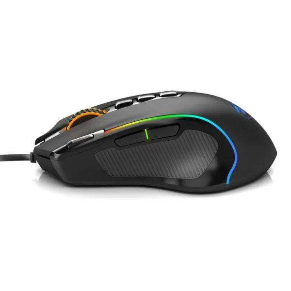 Mouse Gamer Redragon Predator M612-Rgb Rgb 8000 Dpi 9 Botões Preto
