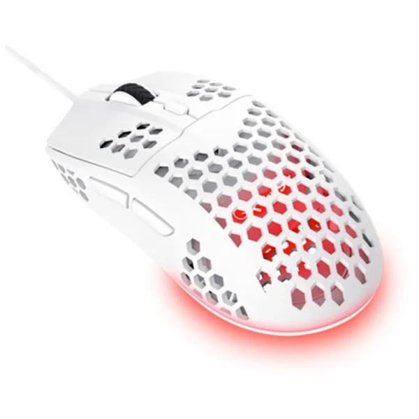 Mouse Gamer Trust Gxt 928W Helox 25389 Rgb 6400 Dpi Branco