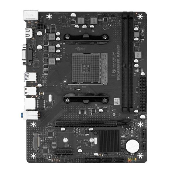 Placa Mãe Maxsun Challenger B450m Amd Am4 Ddr4 Micro-Atx