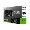 Placa De Vídeo Asus Dual Geforce Rtx 5060 Oc 8Gb Gddr7 128-Bit Preto
