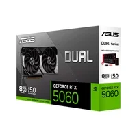 Placa De Vídeo Asus Dual Geforce Rtx 5060 Oc 8Gb Gddr7 128-Bit Preto