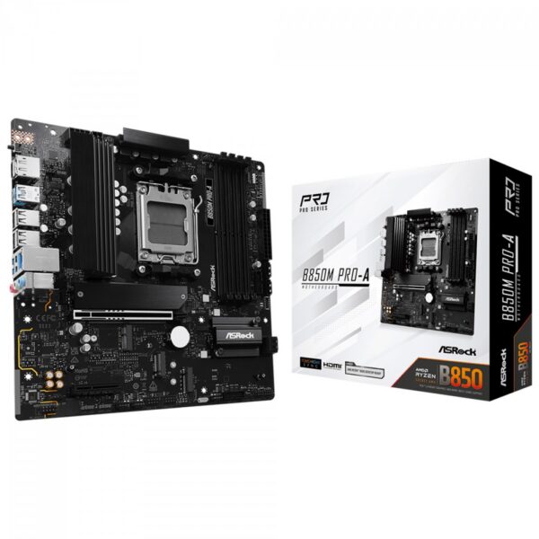 Placa Mãe Asrock B850m Pro-A Socket Am5 Ddr5 Micro-Atx
