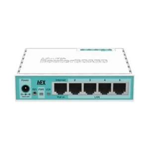 (Usado) Switch Router Mikrotik Hex Rb750gr3 4 Portas Funcionais Gigabit 880Mhz