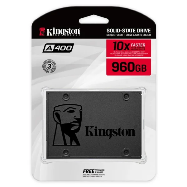 Ssd Kingston A400 960Gb 2.5 Pol Sata 3 Sa400s37/960G