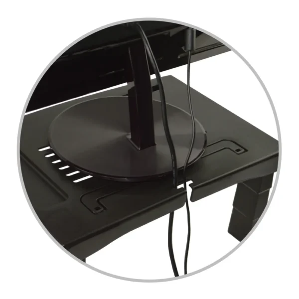 Suporte Para Monitor E Notebook Reliza Ergonew 3 Ajuste De Altura Preto