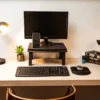 Suporte Para Monitor E Notebook Reliza Ergonew 3 Ajuste De Altura Preto
