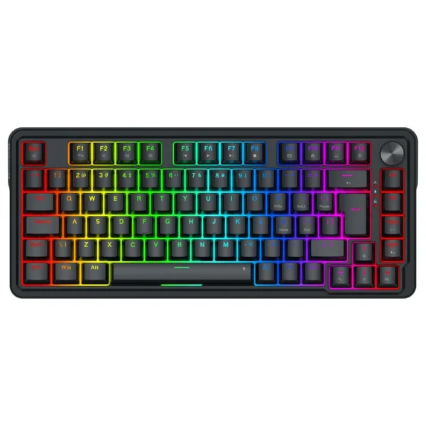 Teclado Gamer Magnetic Redragon Ucal 75% Abnt2 Rgb Preto