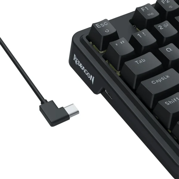 Teclado Gamer Magnetic Redragon Ucal 75% Abnt2 Rgb Preto