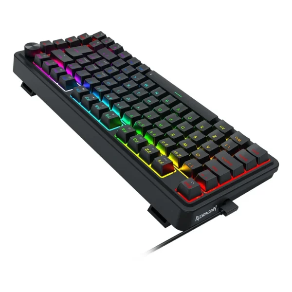 Teclado Gamer Magnetic Redragon Ucal 75% Abnt2 Rgb Preto