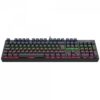 Teclado Mecânico Gamer T-Dagger Axis T-Tgk329-Br Abnt2 Switch Marrom Rainbow Full Size Preto