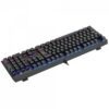 Teclado Mecânico Gamer T-Dagger Axis T-Tgk329-Br Abnt2 Switch Marrom Rainbow Full Size Preto