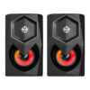 Caixa De Som Tgt Sentry C1 Rainbow 2X3w Rms Usb Preto