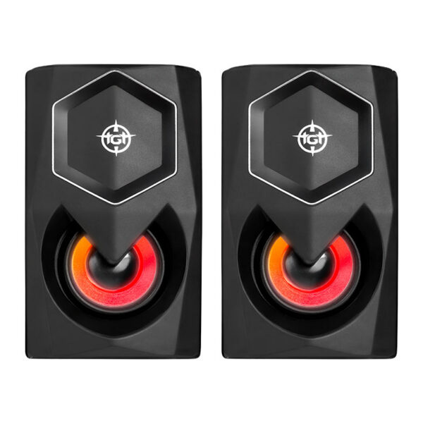 Caixa De Som Tgt Sentry C1 Rainbow 2X3w Rms Usb Preto