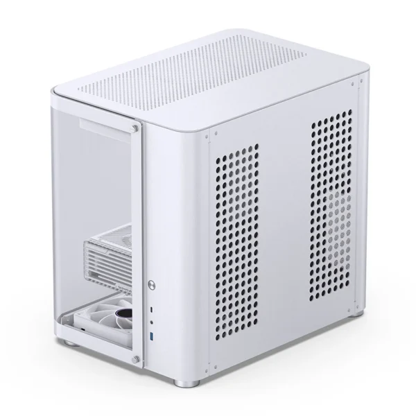 Gabinete Premium Jonsbo Tk-2 Atx Panorâmico Vidro Temperado Usb-C Branco