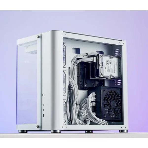 Gabinete Premium Jonsbo Tk-2 Atx Panorâmico Vidro Temperado Usb-C Branco